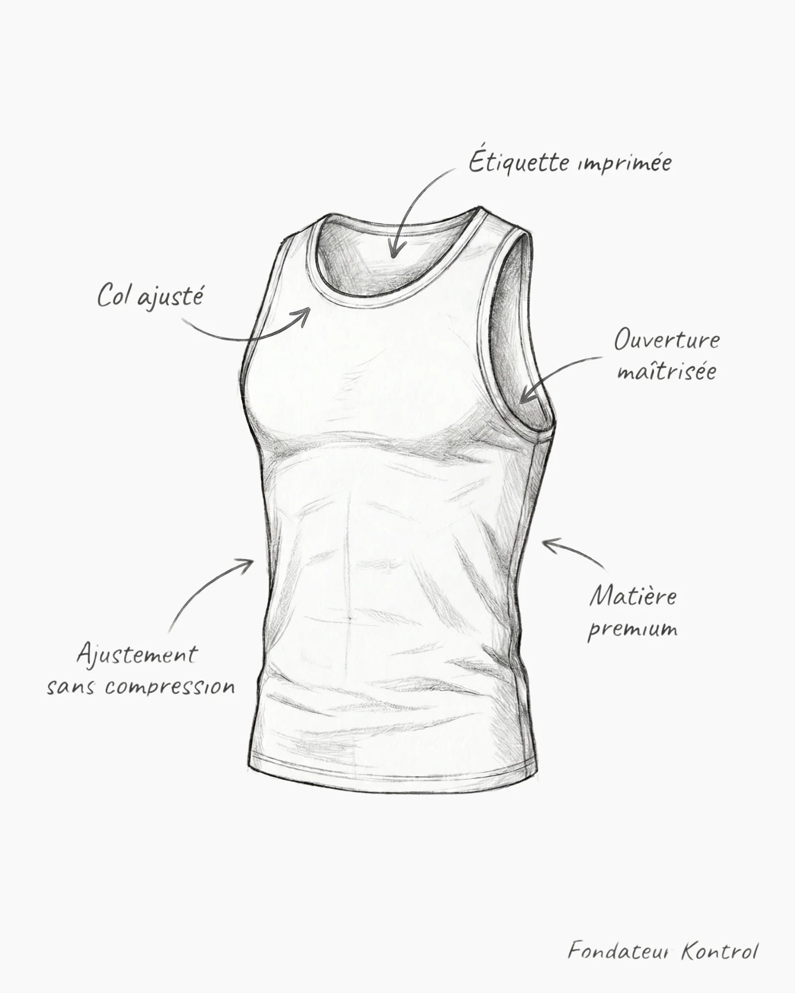 Débardeur Stretch Fit
